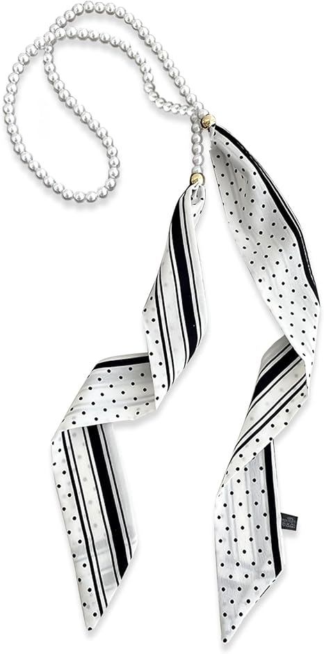 Amazon | [LumiSyne] シルクスカーフ ネックレス レディース